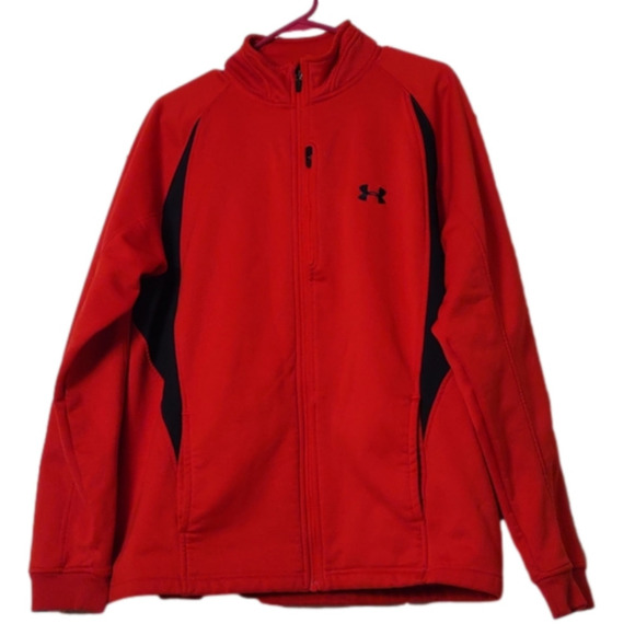 Under Armour Other - Under Armour Red Zip front Jacket Size Extra Large